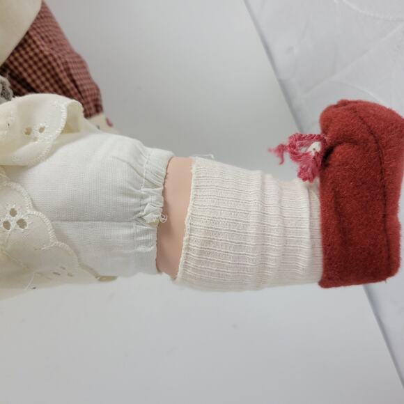 Vintage Norma Rambaud & Wendy Crawford 1991 Porcelain Doll Blue Eyes Curly Hair - Picture 13 of 16